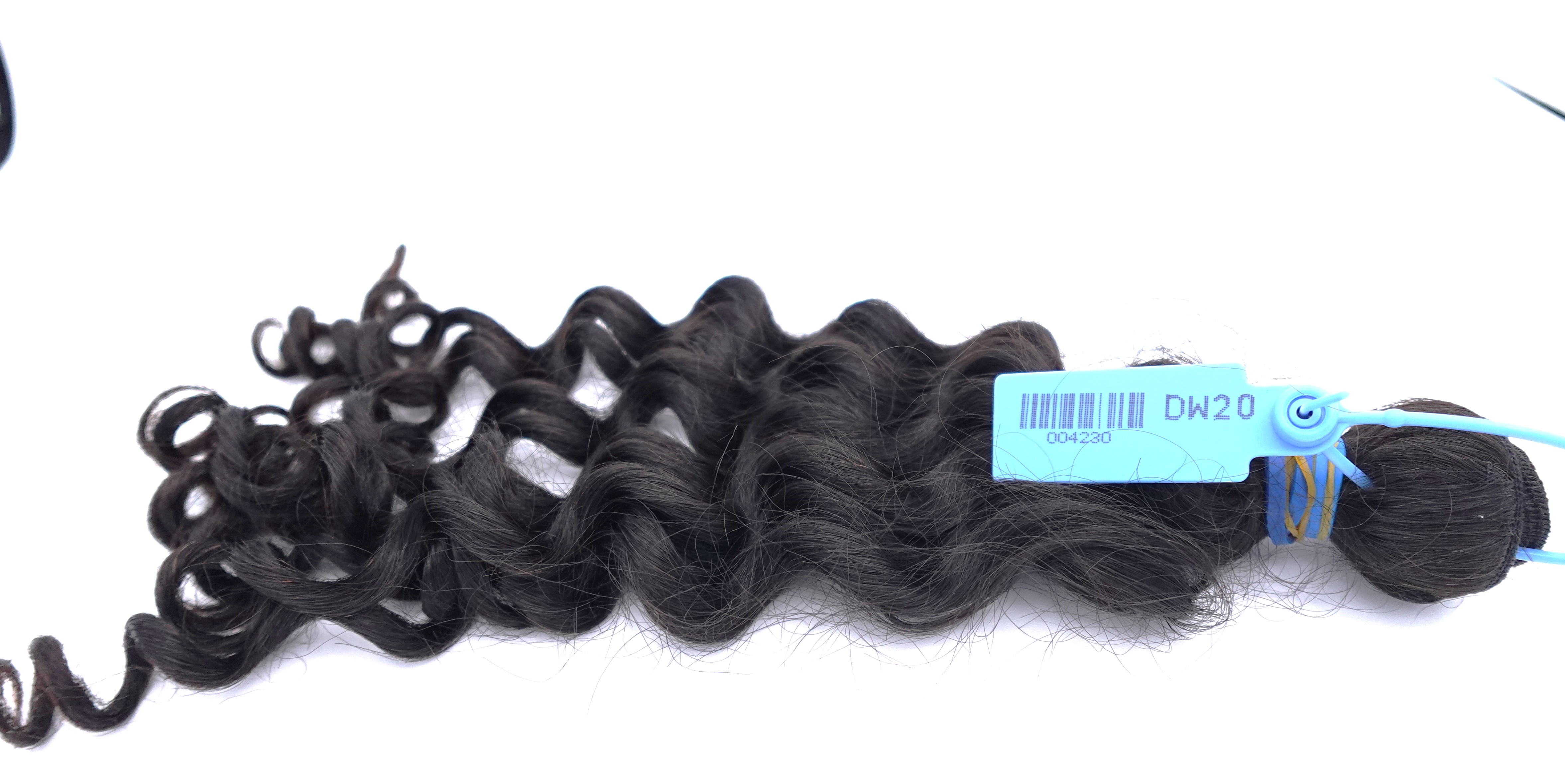 Single Deep wave with 20 inches size black color